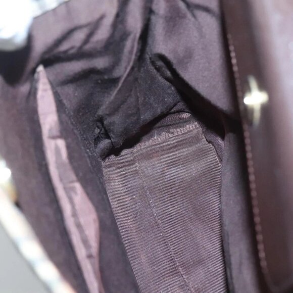 BURBERRY Nova Check Tote Bag Canvas Beige Gold Auth 121552 - Picture 11 of 16